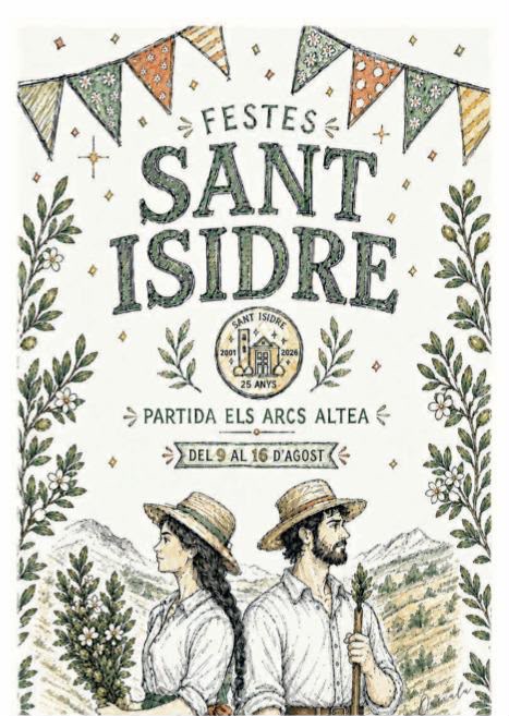 Els Arcs celebra les Festes de Sant Isidre amb el 25 aniversari de l’Ermita com a gran protagonista [Programa de Festes en PDF]