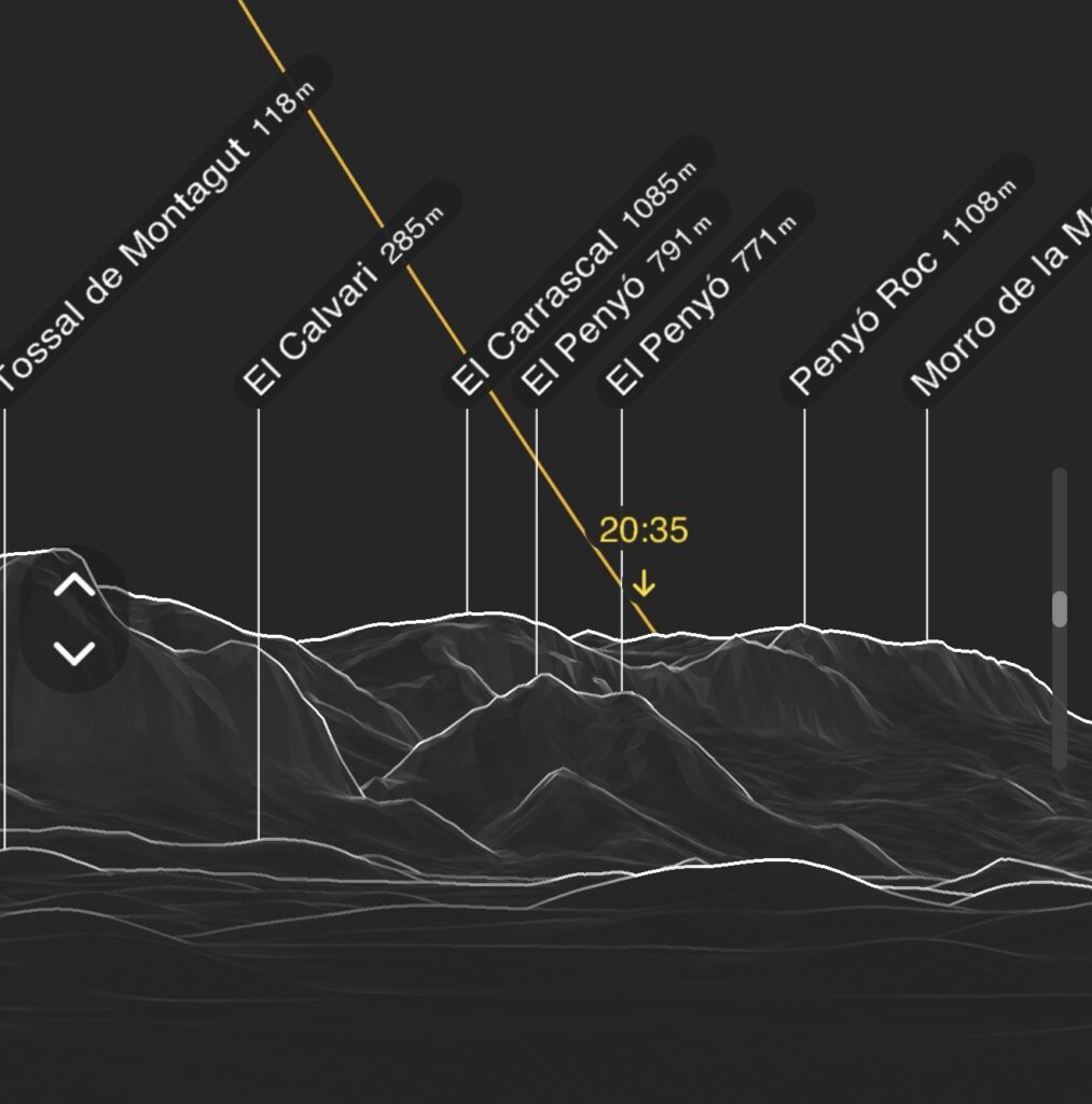 La Serra de Bèrnia amenaça de tapar l’eclipsi als alteans. Prepara’t per vore’l