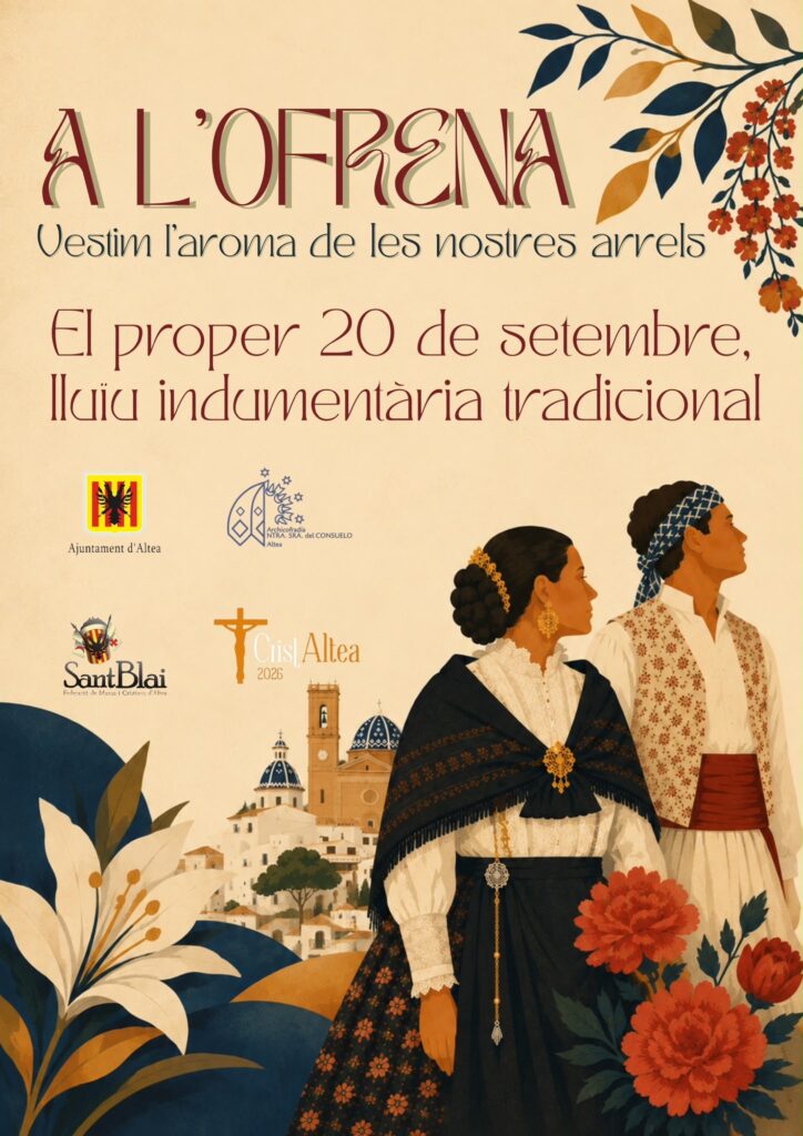 L’Ofrena de Flors recorrerà estos carrers d’Altea aquest diumenge