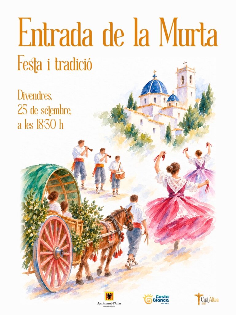 Entrada de la Murta en les Festers Majors d’Altea: tradició, fantasia i més de 4.000 regals