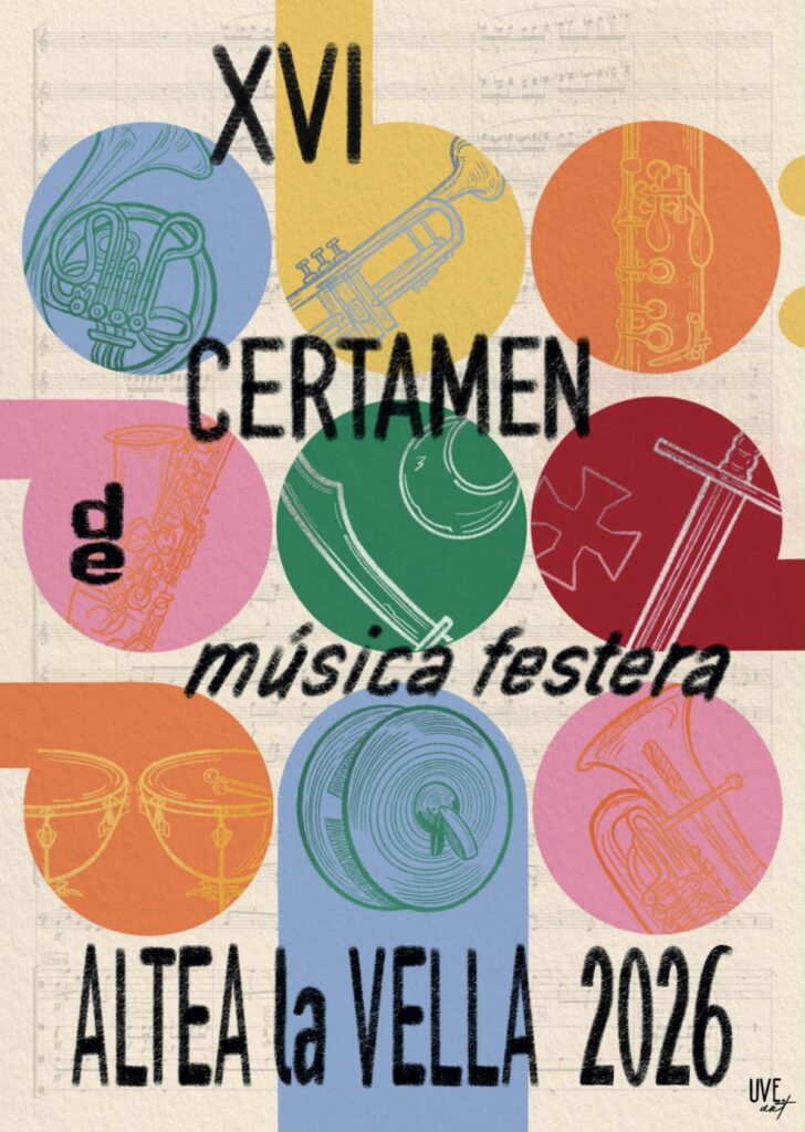El XVI Certamen de Música Festera d’Altea la Vella se celebrarà el 25 d’octubre