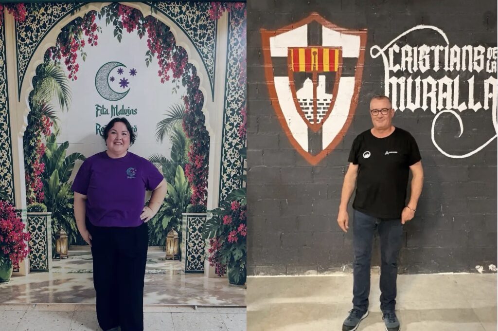 Els Cristians de la Muralla i Malvins anuncien els banderers dels Moros i Cristians d’Altea 2027