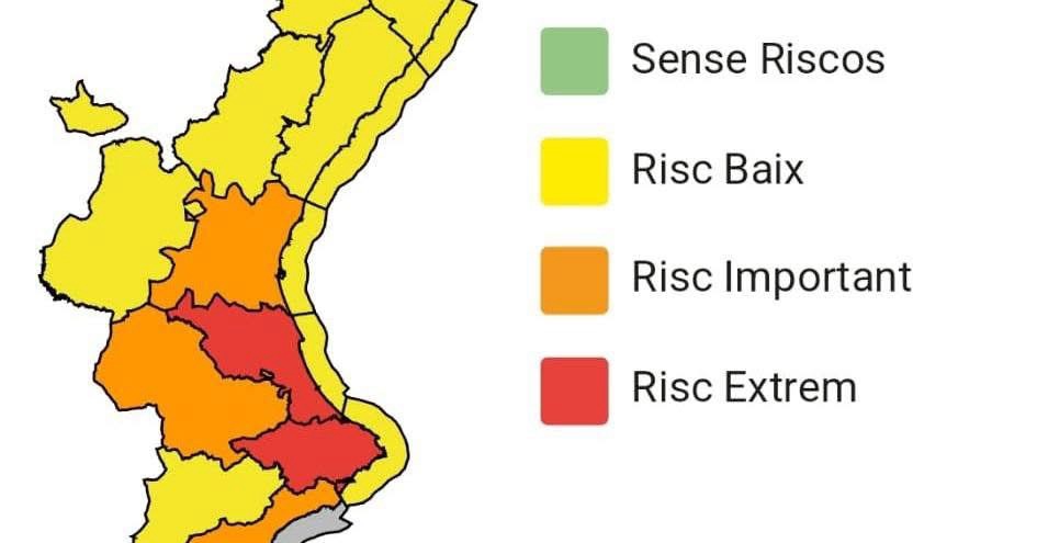 🚨 AVÍS URGENT – ALERTA ROJA PER PLUGES TORRENCIALS I TEMPESTES