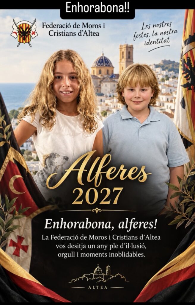 Els Tuareg i Creuats anuncien els alferes dels Moros i Cristians d’Altea 2027